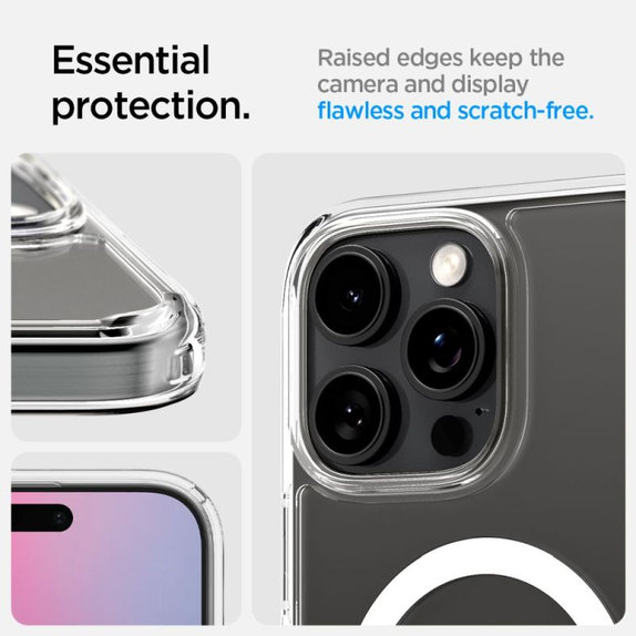 Калъф Ultra Hybrid "T" с MagSafe за iPhone 16 Pro Max, Бял, Spigen