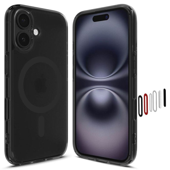 Калъф Ultra Hybrid "T" с MagSafe за iPhone 16, Frost Black, Spigen