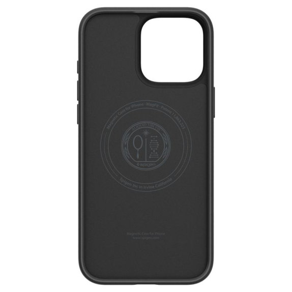 Калъф Liquid Air "T" с MagSafe за iPhone 16 Pro Max, Матово черен, Spigen