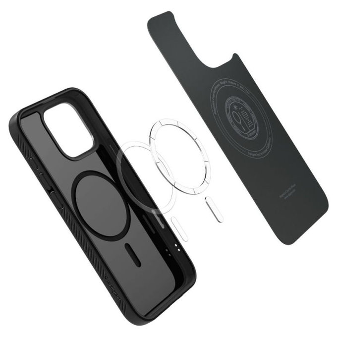 Калъф Liquid Air "T" с MagSafe за iPhone 16 Pro Max, Матово черен, Spigen