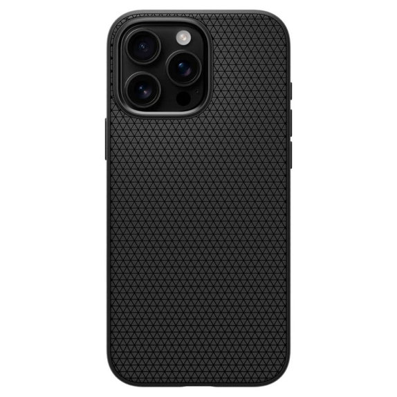 Калъф Liquid Air "T" с MagSafe за iPhone 16 Pro, Матово черен, Spigen