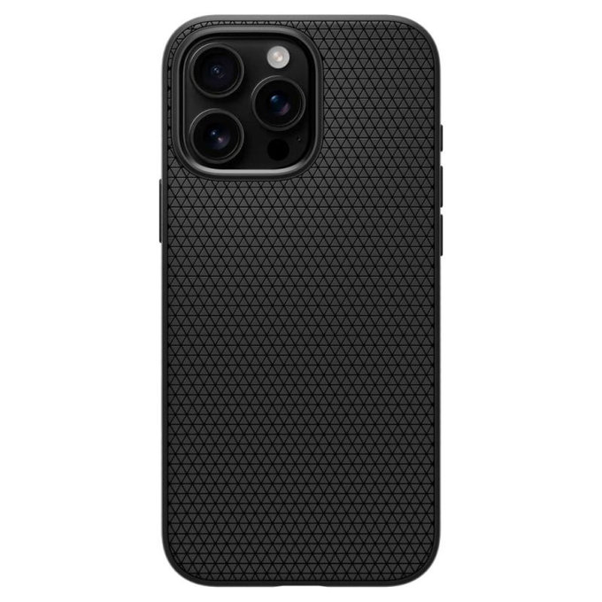 Калъф Liquid Air "T" с MagSafe за iPhone 16 Pro, Матово черен, Spigen