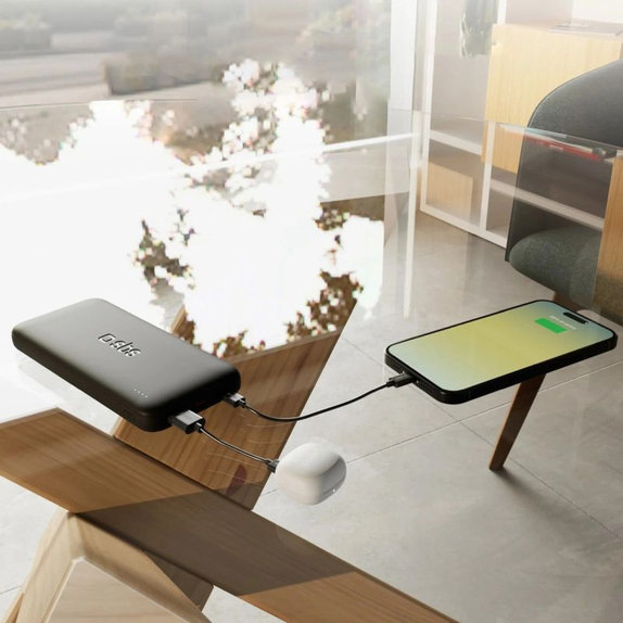 PowerBank 10000mAh, 10W, Infinity, LiFePO4, USB-C / USB-A, Черен, SBS