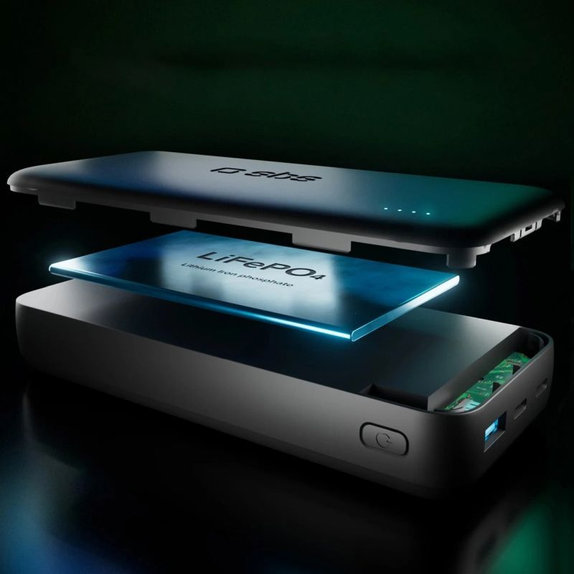 PowerBank 20000mAh, 10W, Infinity, LiFePO4, USB-C / USB-A, Черен, SBS