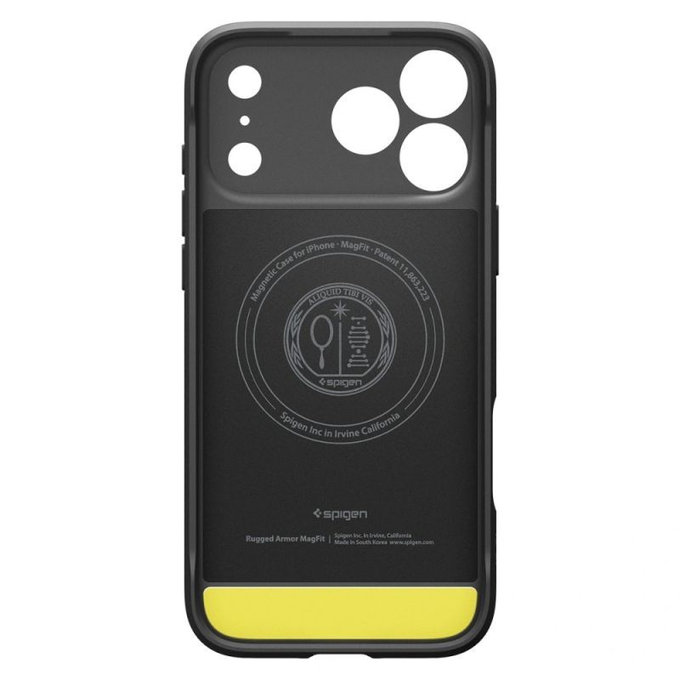 Калъф Rugged Armor с MagSafe за iPhone 17 Pro Max, Matte Black, Spigen