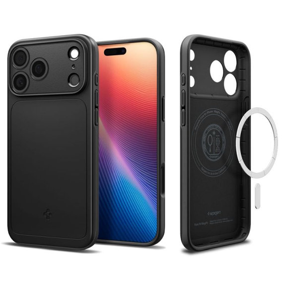 Калъф Thin Fit с MagSafe за iPhone 17 Pro Max, Черен, Spigen