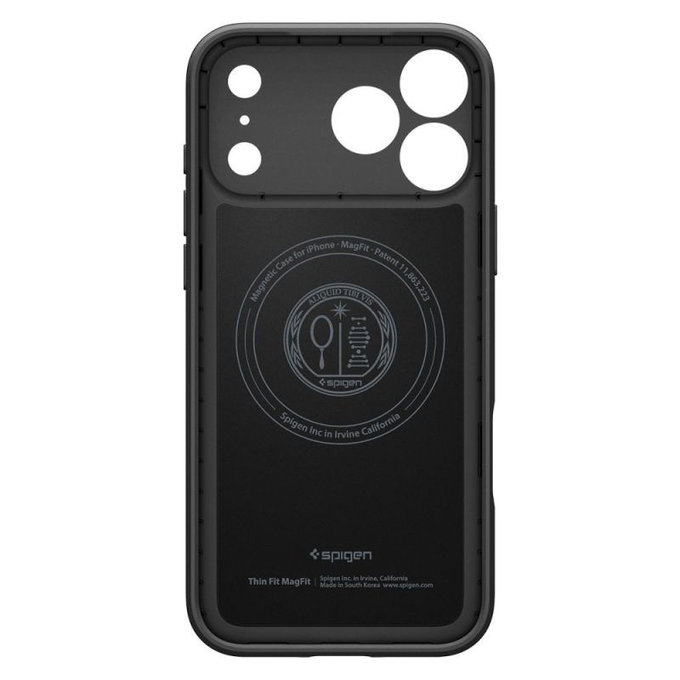 Калъф Thin Fit с MagSafe за iPhone 17 Pro Max, Черен, Spigen
