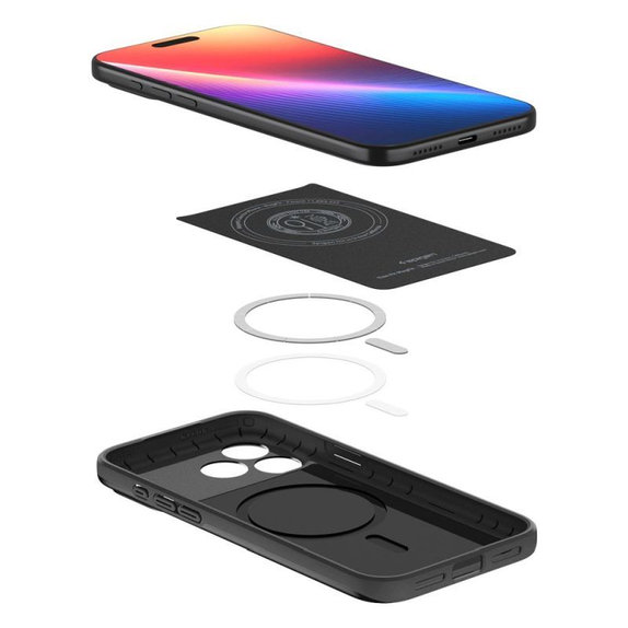 Калъф Thin Fit с MagSafe за iPhone 17 Pro Max, Черен, Spigen