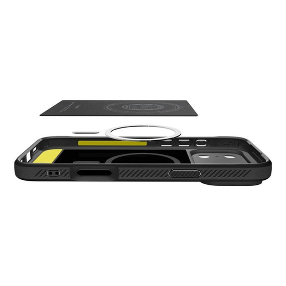 Калъф Rugged Armor с MagSafe за iPhone 17 Pro, Матово черен, Spigen