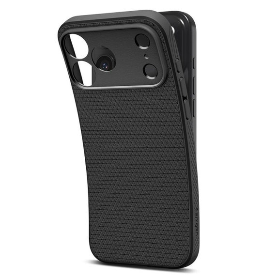 Калъф Liquid Air за iPhone 17 Pro, Матово черен, Spigen