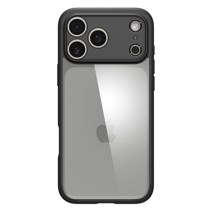 Калъф Ultra Hybrid за iPhone 17 Pro, Матово черен, Spigen