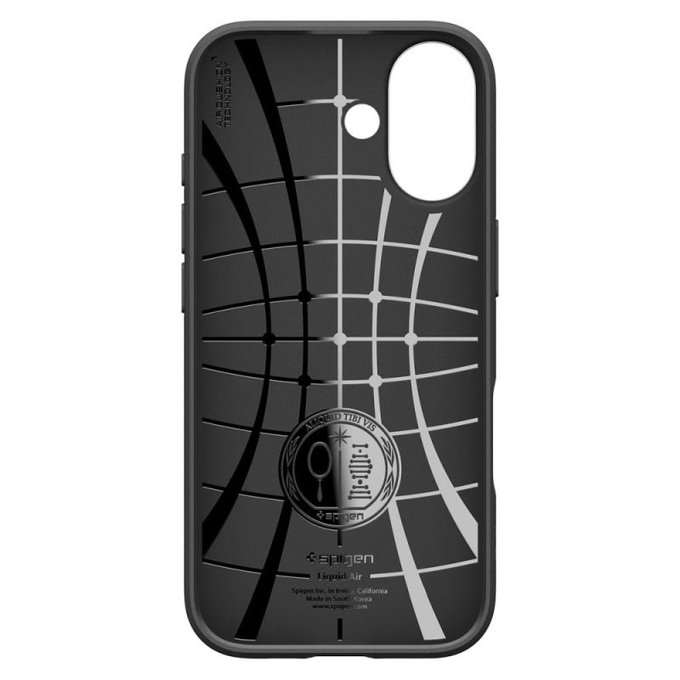 Калъф Liquid Air за iPhone 17, Матово черен, Spigen