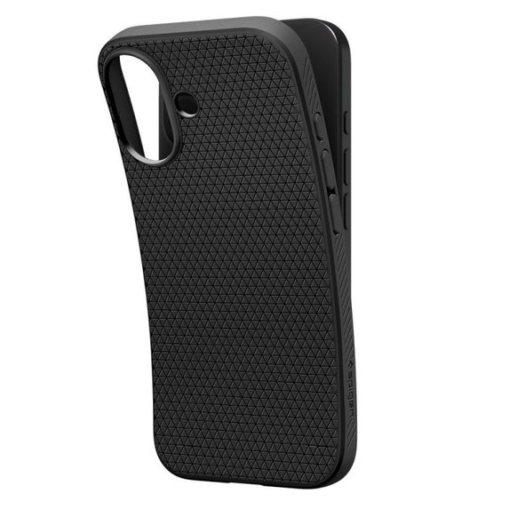 Калъф Liquid Air за iPhone 17, Матово черен, Spigen