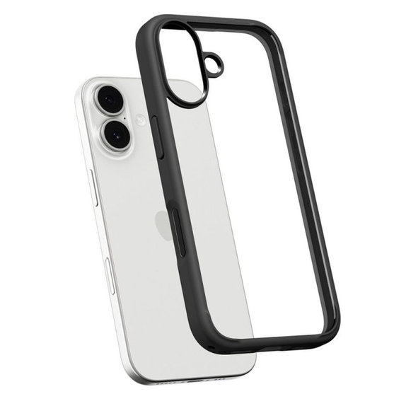 Калъф Ultra Hybrid за iPhone 17, Матово черен, Spigen