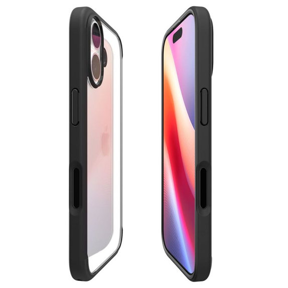 Калъф Ultra Hybrid за iPhone 17, Матово черен, Spigen
