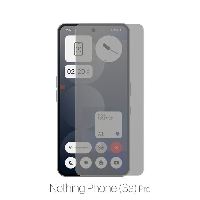 Протектор за екран за Nothing Phone (3a) Pro, Хидрогел Anti-Spy, FixPremium