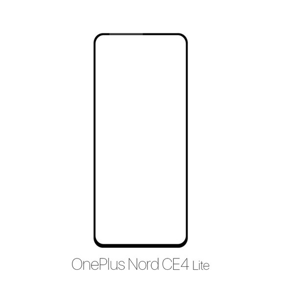 Закалено стъкло за OnePlus Nord CE4 Lite, FullCover Glass, FixPremium