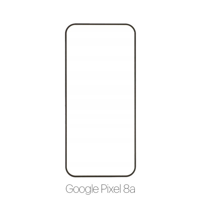 Закалено стъкло за Google Pixel 8a, FullCover Glass, FixPremium
