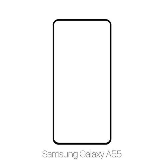 Закалено стъкло за Samsung Galaxy A55 A556B, FullCover Glass, FixPremium