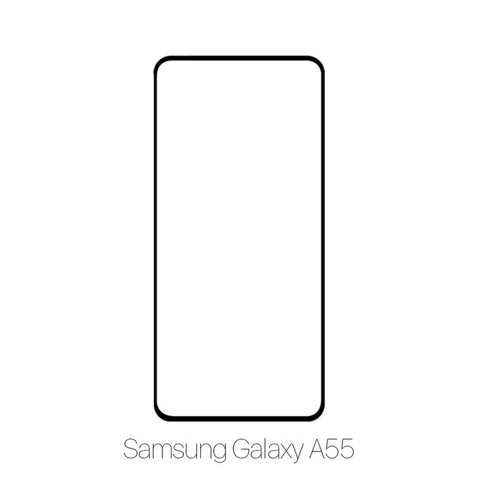 Закалено стъкло за Samsung Galaxy A55 A556B, FullCover Glass, FixPremium