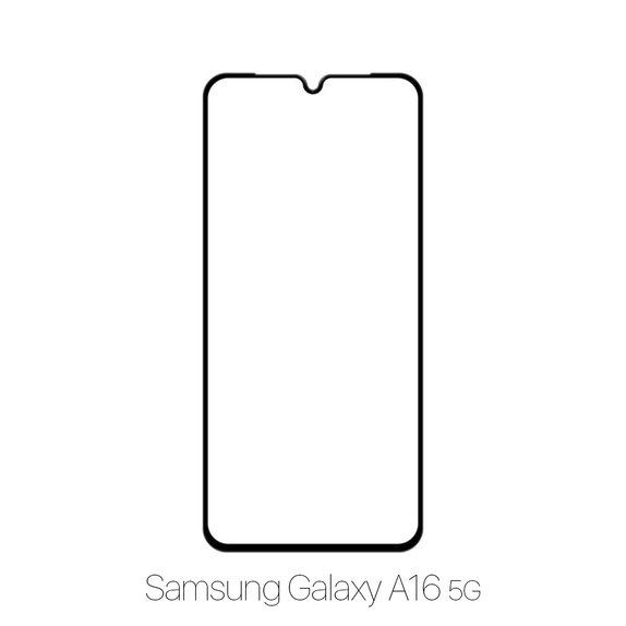 Закалено стъкло FullCover за Samsung Galaxy A16 5G, FixPremium