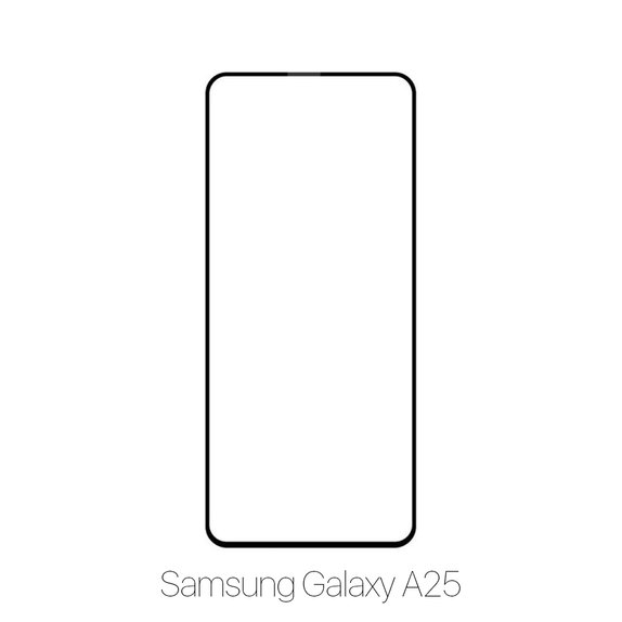 Закалено стъкло за Samsung Galaxy A25 A256, FullCover Glass, FixPremium