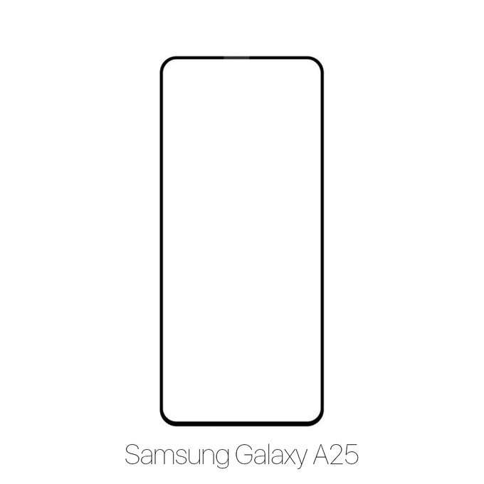 Закалено стъкло за Samsung Galaxy A25 A256, FullCover Glass, FixPremium