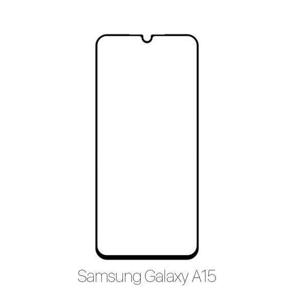 Закалено стъкло за Samsung Galaxy A15, FullCover Glass, FixPremium