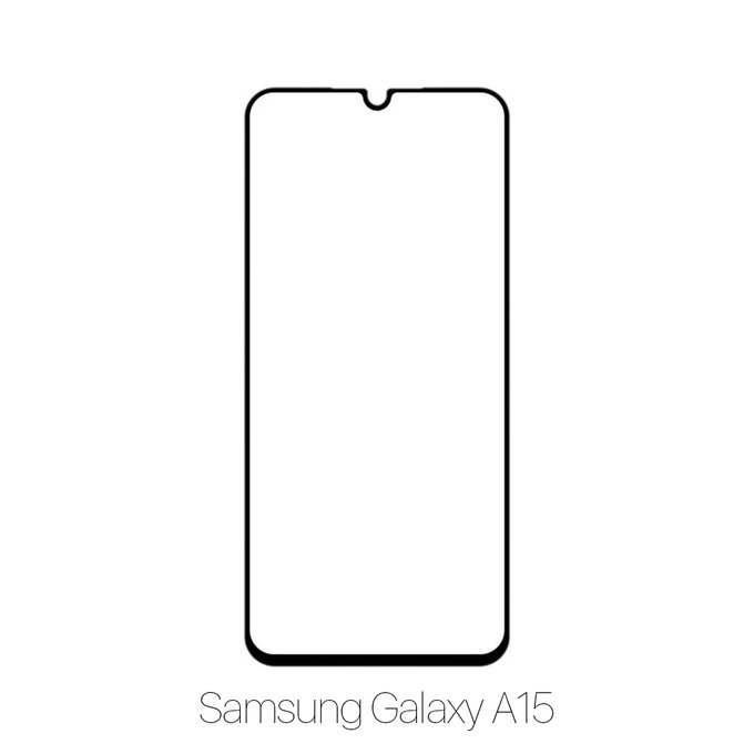 Закалено стъкло за Samsung Galaxy A15, FullCover Glass, FixPremium
