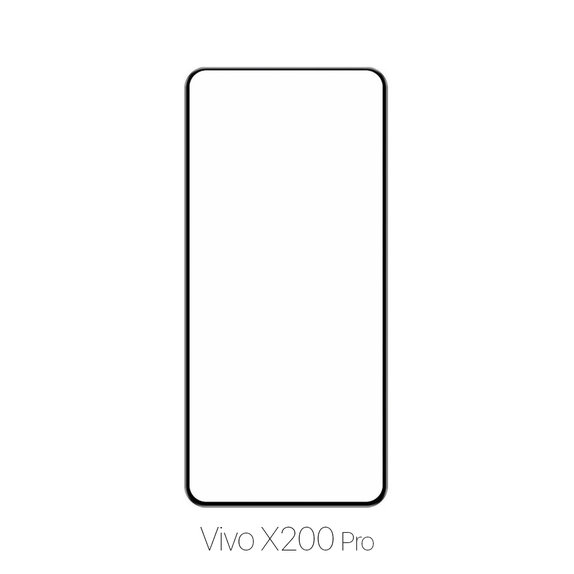 Закалено стъкло за Vivo X200 Pro, FullCover Glass, FixPremium