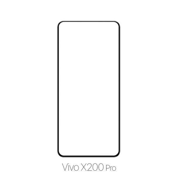 Закалено стъкло за Vivo X200 Pro, FullCover Glass, FixPremium