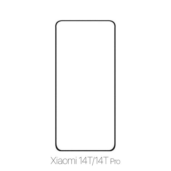Закалено стъкло за Xiaomi 14T, 14T Pro, FullCover Glass, FixPremium