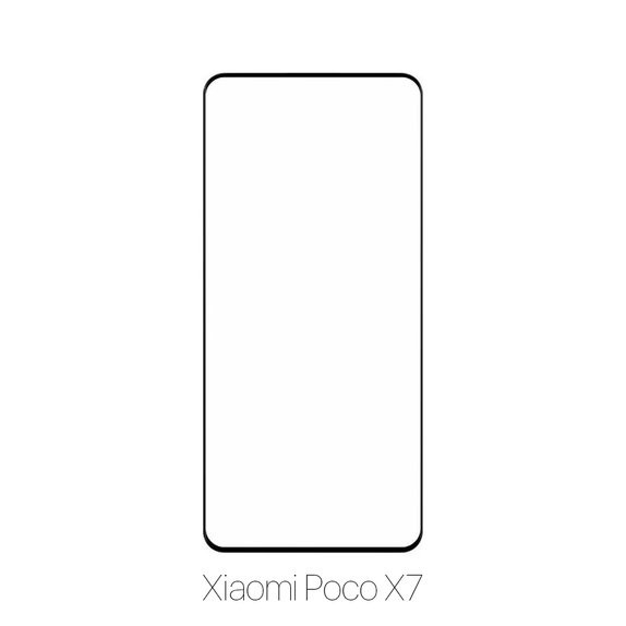 Закалено стъкло за Xiaomi Poco X7, FullCover Glass, FixPremium