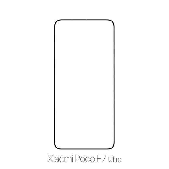 Закалено стъкло за Xiaomi Poco F7 Ultra, FullCover Glass, FixPremium