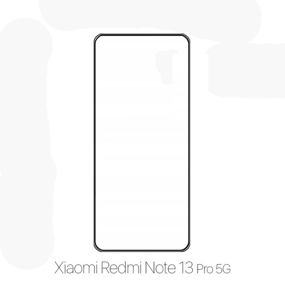 Закалено стъкло за Xiaomi Redmi Note 13 Pro 5G 2312DRA50C, FullCover Glass, FixPremium