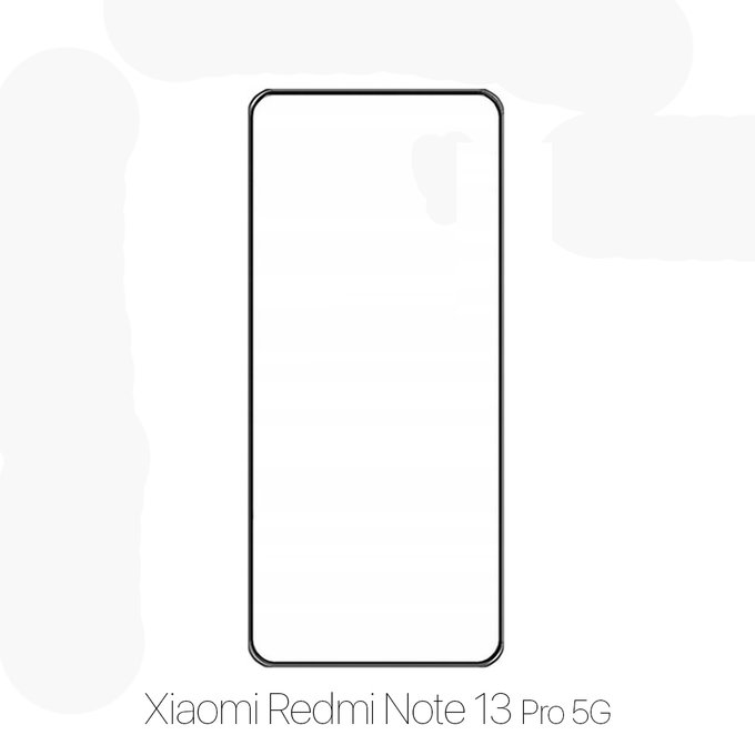 Закалено стъкло за Xiaomi Redmi Note 13 Pro 5G 2312DRA50C, FullCover Glass, FixPremium