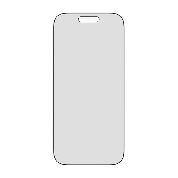 UWF 2-Way Privacy закалено стъкло с апликатор за iPhone 17 Pro, Черно, PanzerGlass
