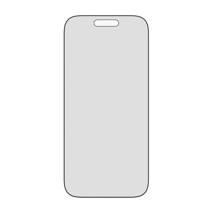 UWF 2-Way Privacy закалено стъкло с апликатор за iPhone 17 Pro, Черно, PanzerGlass