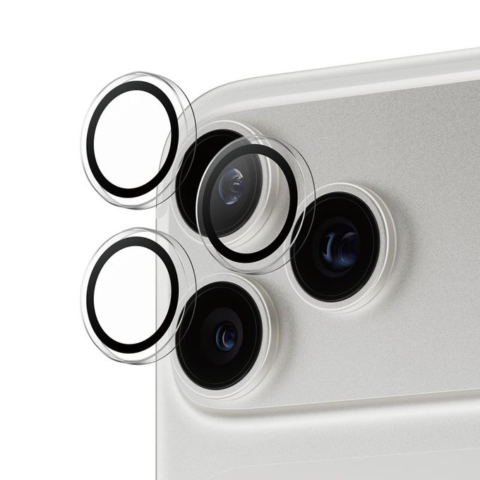 Протектор за обектив на задна камера Hoops за iPhone 17 Pro Max/17 Pro/16 Pro Max/16 Pro, Прозрачен, PanzerGlass