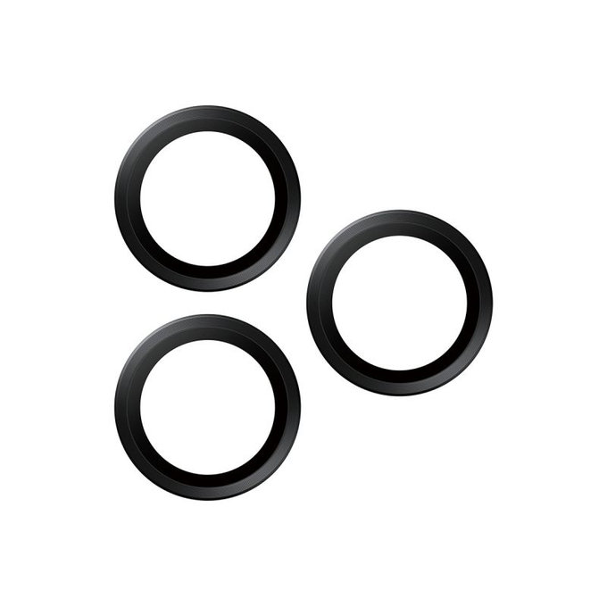 Hoops протектор за обектив на камерата за iPhone 17 Pro Max / 17 Pro / 16 Pro Max / 16 Pro, Черен, PanzerGlass