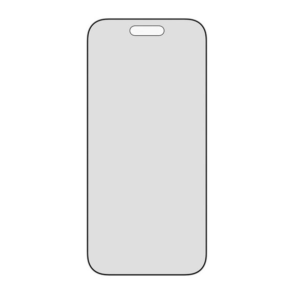 Закалено стъкло UWF 2-Way Privacy с апликатор за iPhone Air, Черно, PanzerGlass