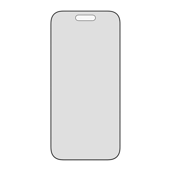 Закалено стъкло UWF 2-Way Privacy с апликатор за iPhone Air, Черно, PanzerGlass