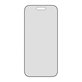 Закалено стъкло UWF 2-Way Privacy с апликатор за iPhone Air, Черно, PanzerGlass