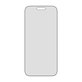 UWF 2-Way Privacy закалено стъкло с Fastfit за iPhone 17 Pro Max, Черно, PanzerGlass