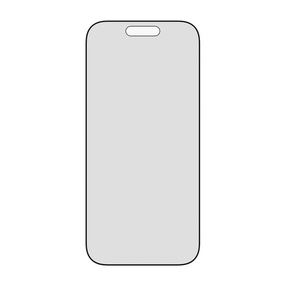 UWF 2-Way Privacy закалено стъкло с Fastfit за iPhone 17/16 Pro, Черно, PanzerGlass