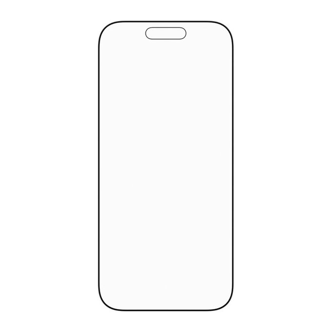 Закалено стъкло UWF Stealth с Fastfit за iPhone 17/16 Pro, Черно, PanzerGlass