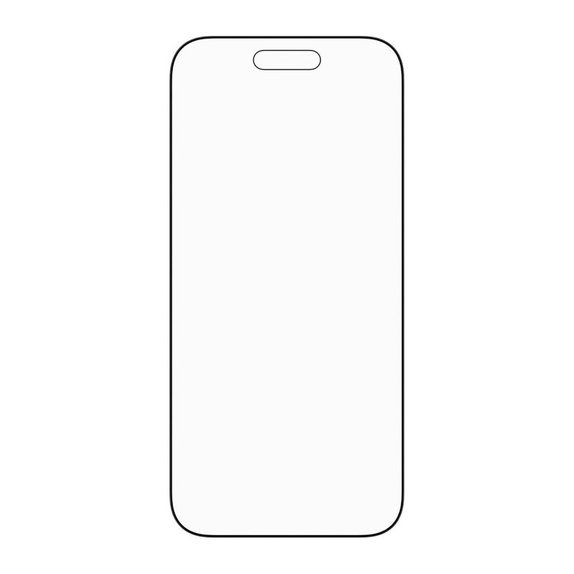Закалено стъкло UWF Stealth с Fastfit за iPhone Air, Черно, PanzerGlass