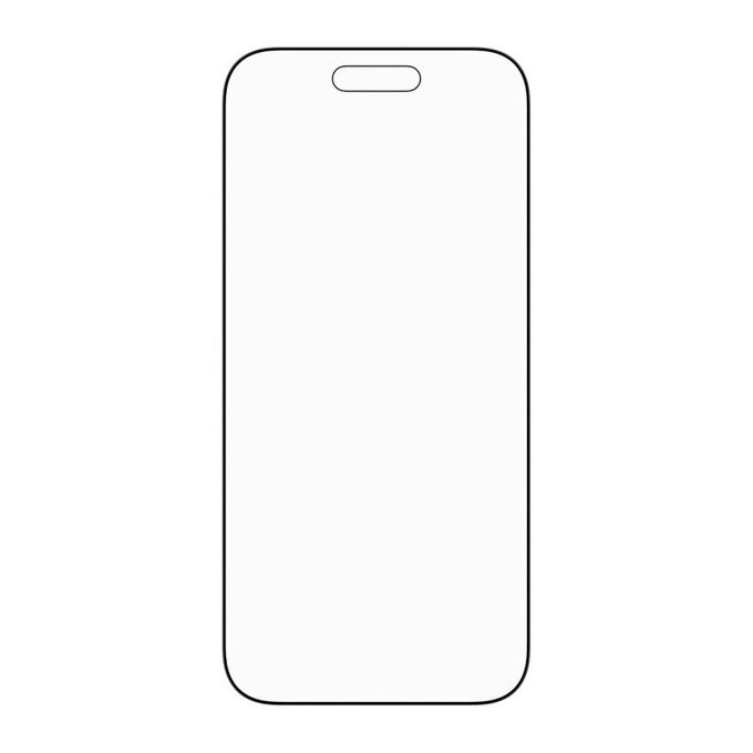 Закалено стъкло UWF Stealth с Fastfit за iPhone Air, Черно, PanzerGlass