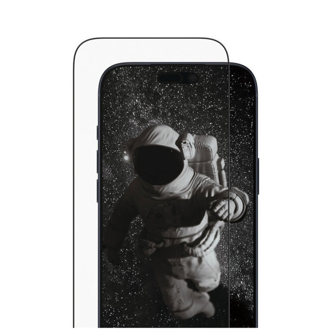 Закалено стъкло UWF Ceramic II с апликатор за iPhone Air, Черно, PanzerGlass