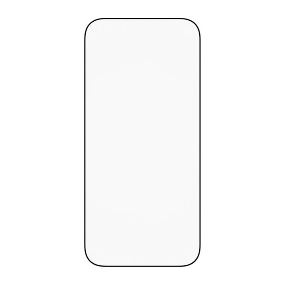 Закалено стъкло UWF Ceramic II с апликатор за iPhone Air, Черно, PanzerGlass